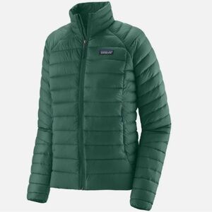 Patagonia Women's Better Sweater Conifer Green Puffer Jacket - Size Medium